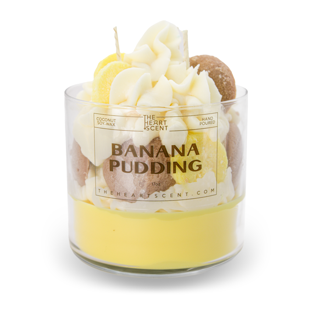 Banana Pudding - Sweet Banana Pudding Scented Wax Melt - 1 Pack - 2 Ounces  - 6 Cubes