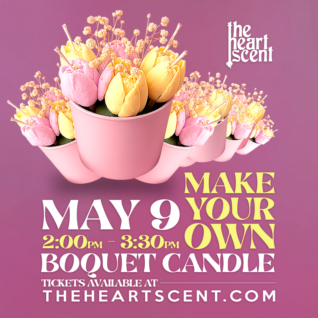 Bouquet Candle Class 🌸 May 9th